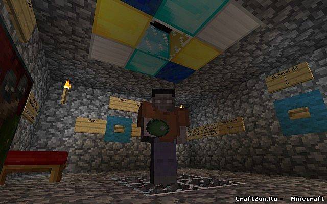 карты на minecraft 1 4 6 выживание зомби