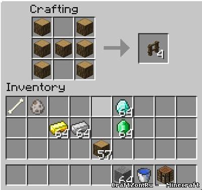 Как создать калитку в minecraft