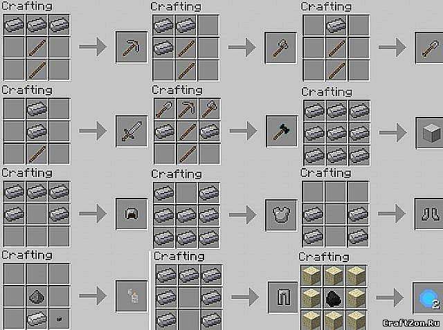 Всеы вещей в minecraft